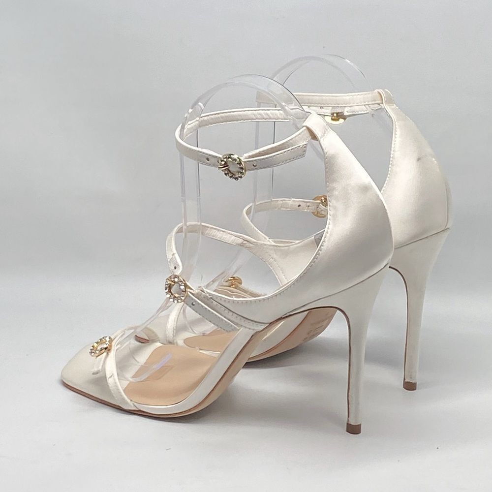 Cinq à SeptCeleste 100MM Satin High-Heel Sandals size 38 - Picture 10 of 16